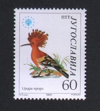 ptica na poštanskoj marki